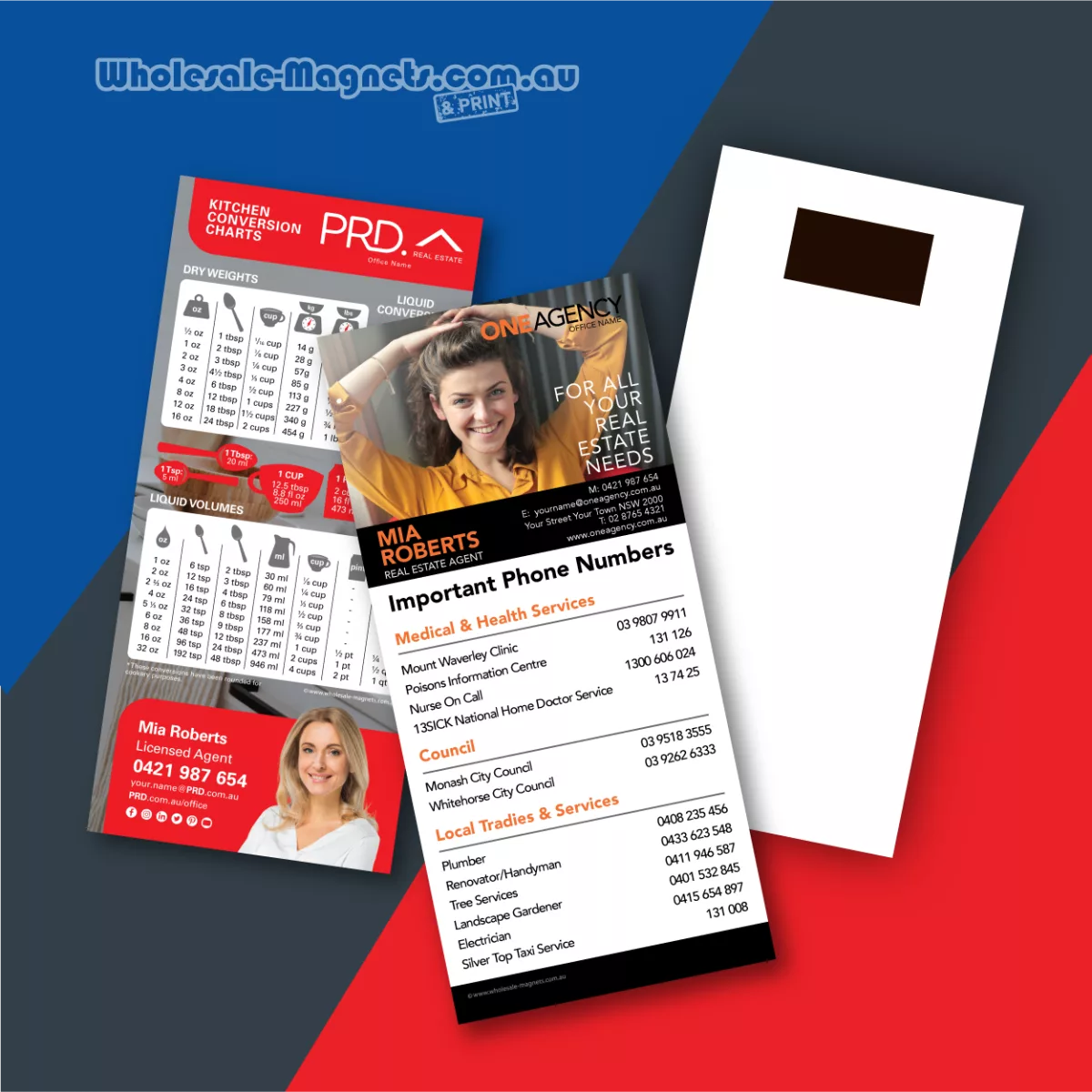 DL cardboard with magnet stripe