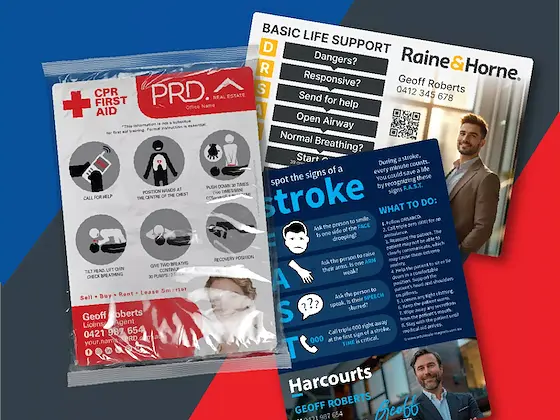 A6 Medical first aid and medical fridge magnets — 148mm × 105mm