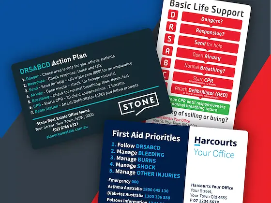 First aid and medical fridge magnets