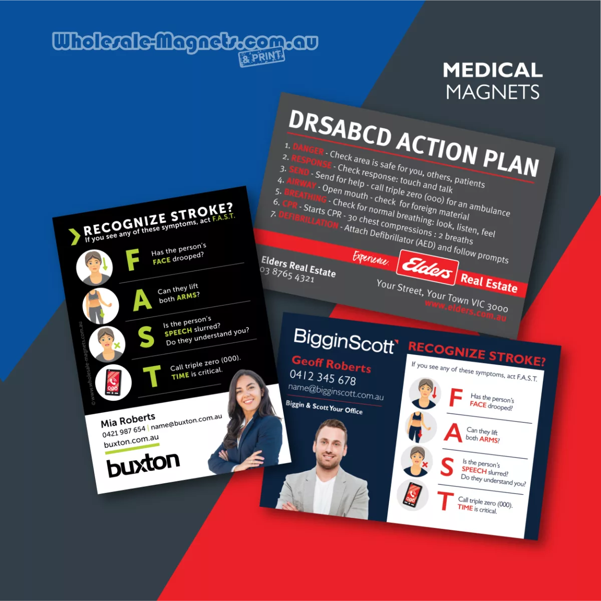 A7 Medical Magnets information fridge magnets — 70mm × 100mm