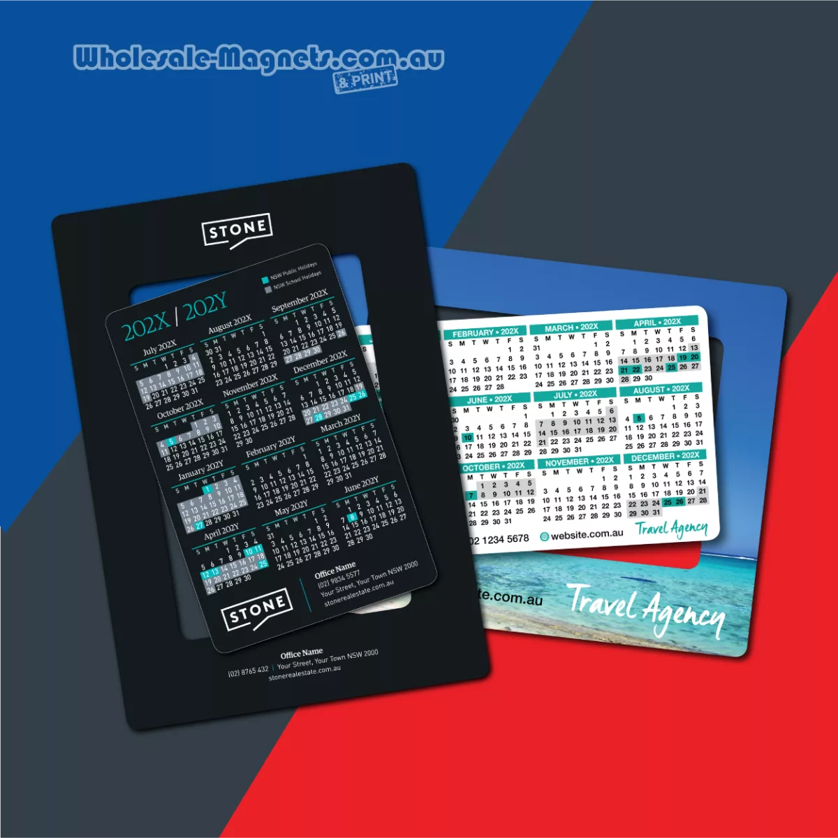 Photo frame fridge magnets