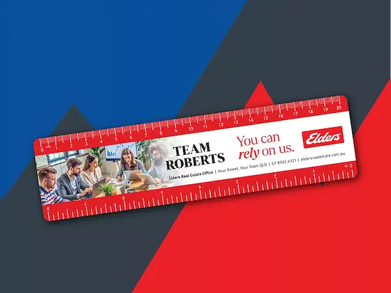 Ruler Magnets promotional fridge magnets — 55mm × 210mm