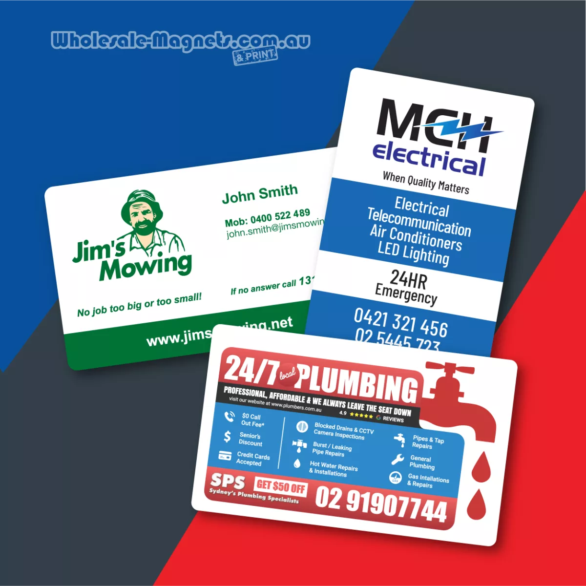 Small Promotional promotional fridge magnets — 90mm × 50mm