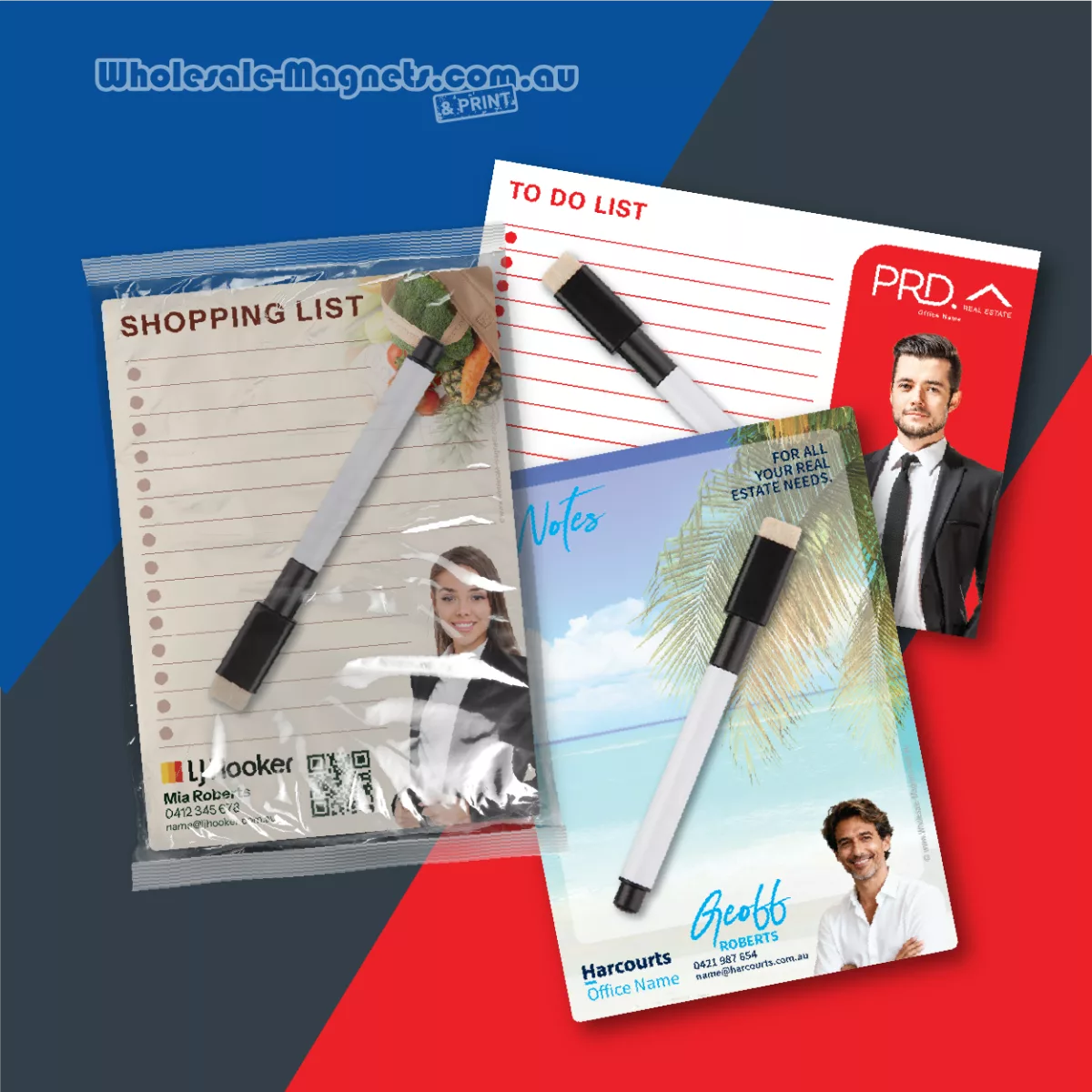 To Do List / Shopping List shopping list and to-do list magnets — —